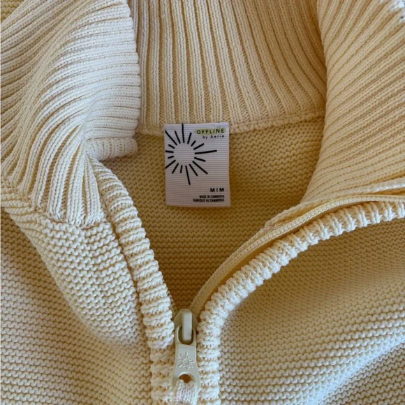 Offline by Aerie Quarter zip Sweater - Picture 2 of 6